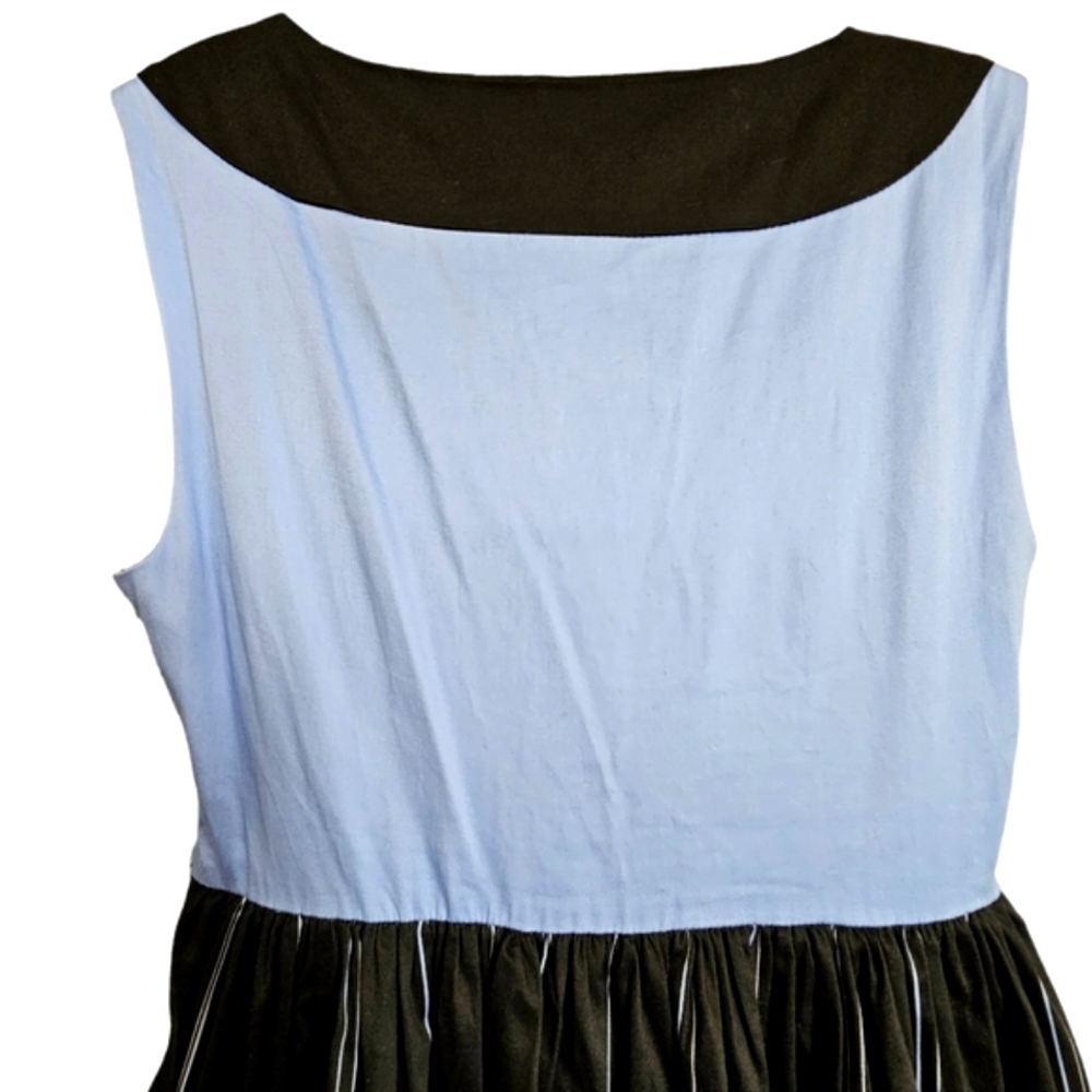 NWT Disneys Haunted Mansion Her Universe The Dress Shop Blue/Black Dress - Picture 8 of 16